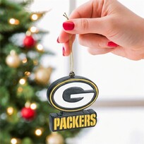 Evergreen Mascot Statue Ornament NFL Green Bay Packers G Logo