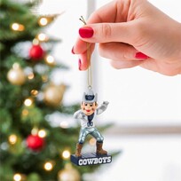 Evergreen Mascot Statue Ornament NFL Dallas Cowboys