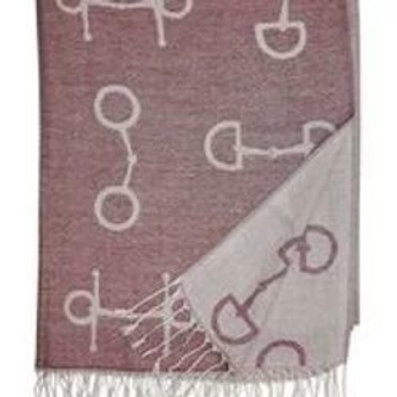 AWST Int'l Lila Snaffle Bit Pashmina Scarf