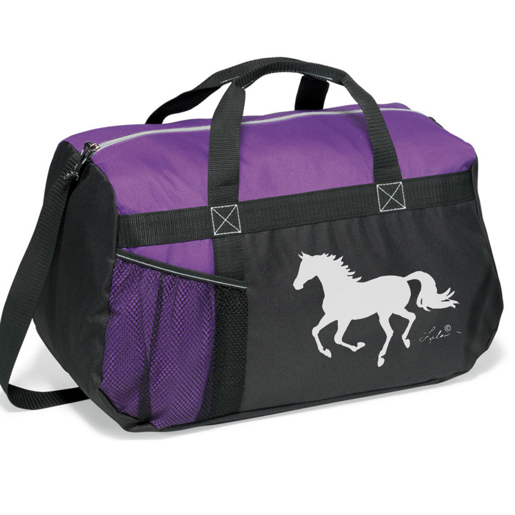 AWST Int'l "Lila" Galloping Horse Duffle Bag