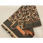 AWST Int'l Cashmere Snaffle Bit and Houndstooth Scarf