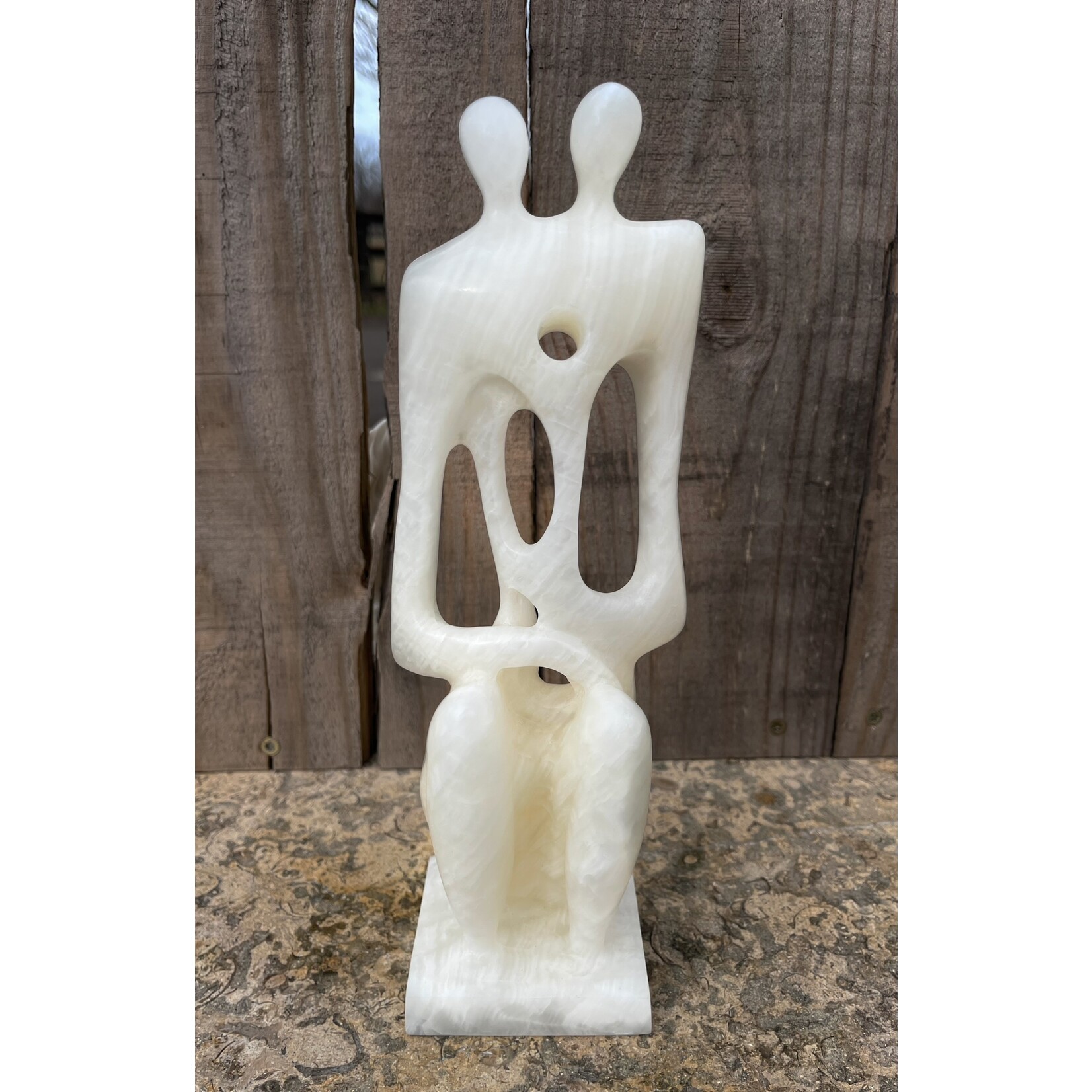 Timeless Mid-Century Modern Abstract Art Stone Sculptures