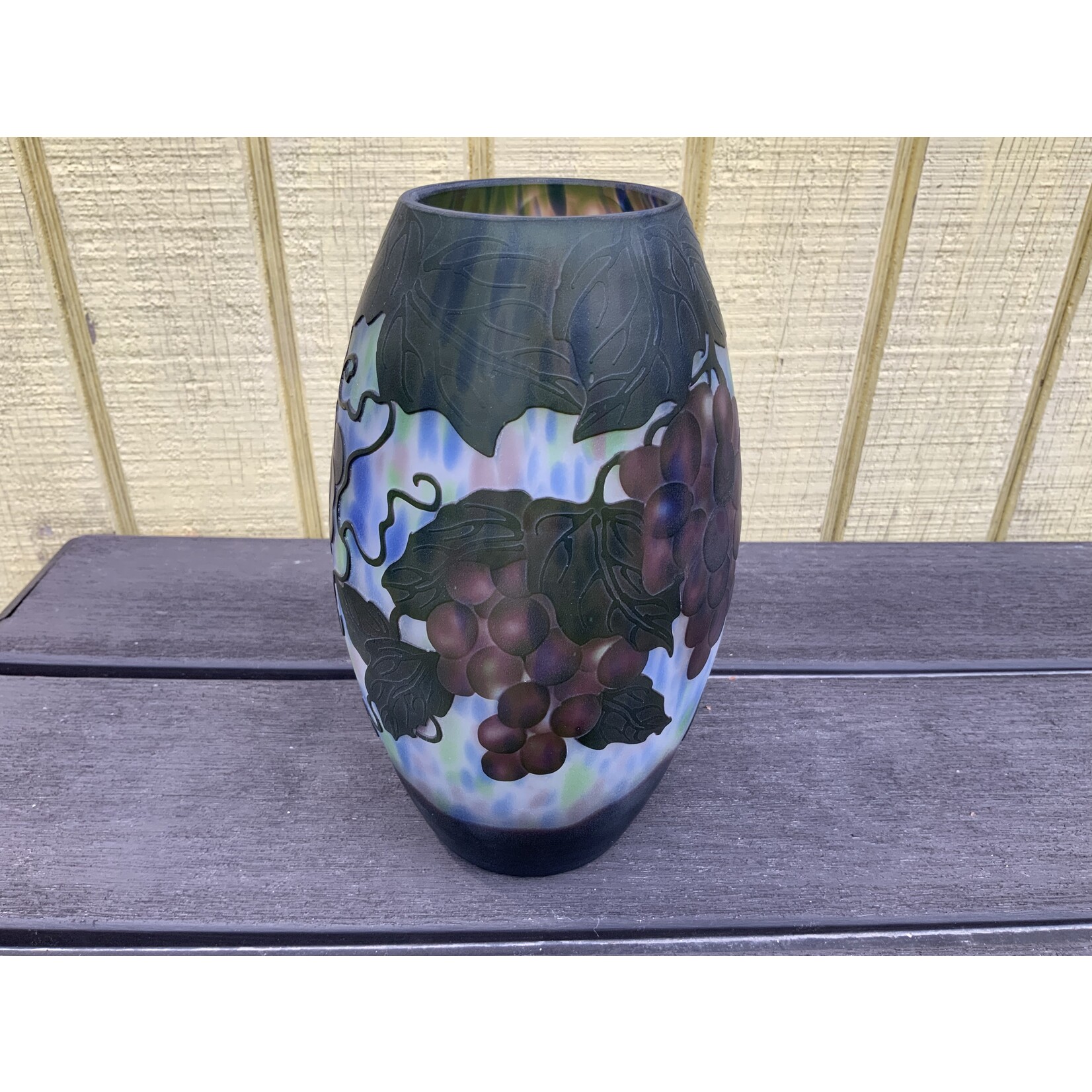 Emile Galle Reproduction Oval Vase