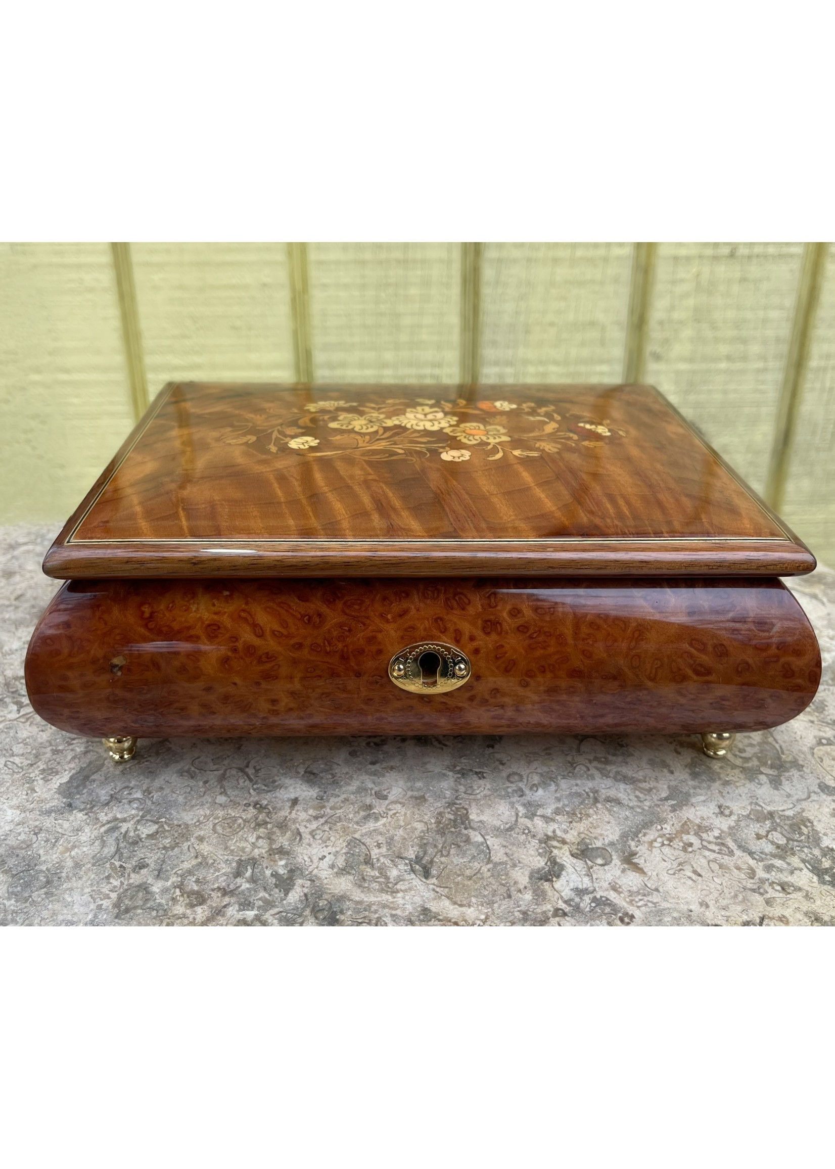 Timeless Musical jewelry box  small wooden
