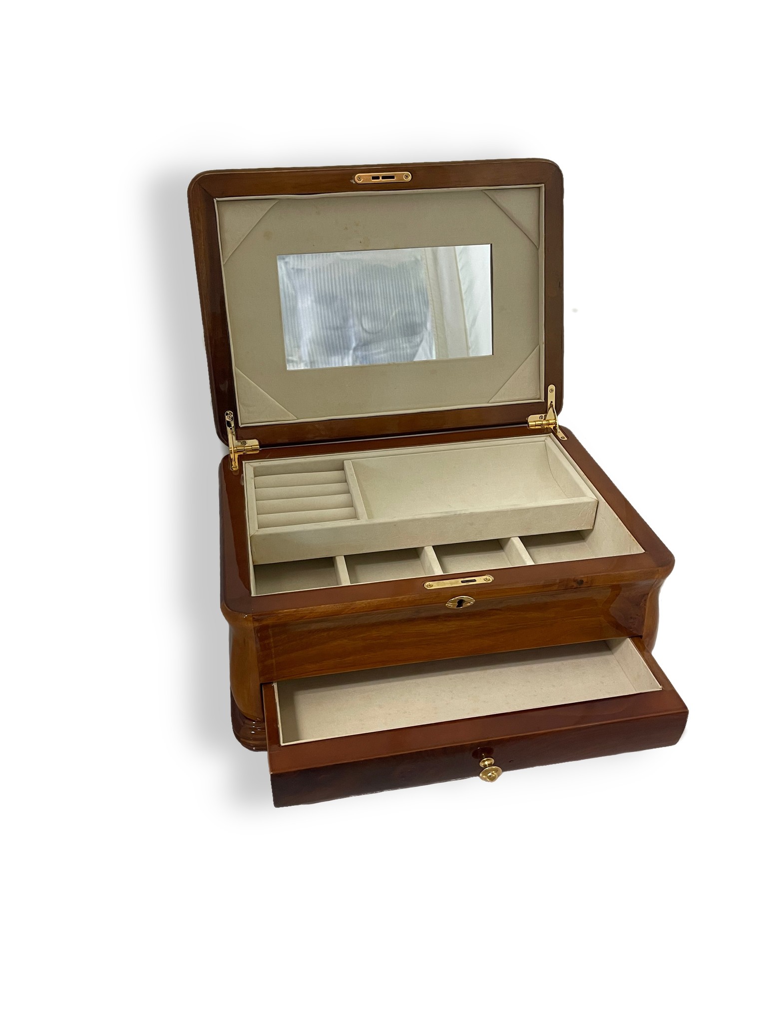 Timeless Cherrywood Jewelry Box - Anytime Tack