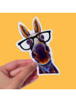 Hippie Hound Studios Donkey Sticker
