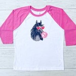 Bubble Gum Horse Graphic Tee
