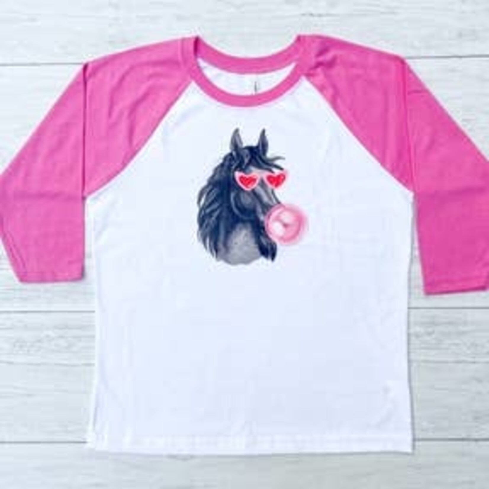 Horselee Bubble Gum Horse Graphic Tee