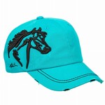 AWST Int'l Lila 3D Horse Head Baseball Cap