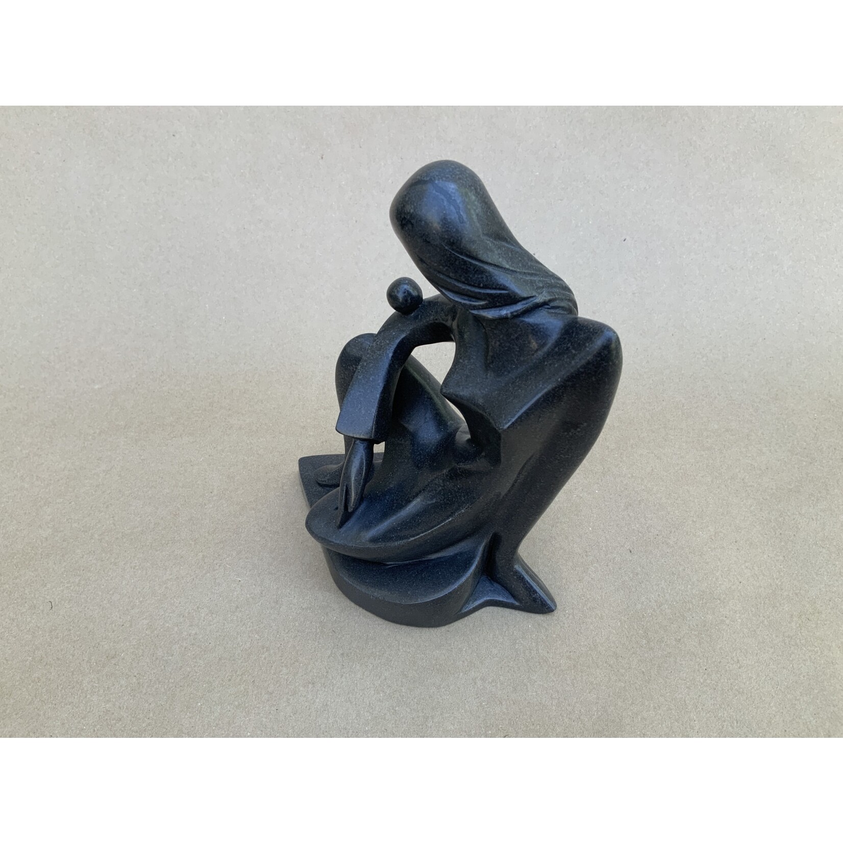 Contemporary Woman Marble Statue
