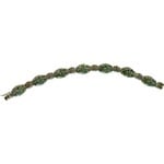 Timeless Timeless Jade Bracelet with Square Links