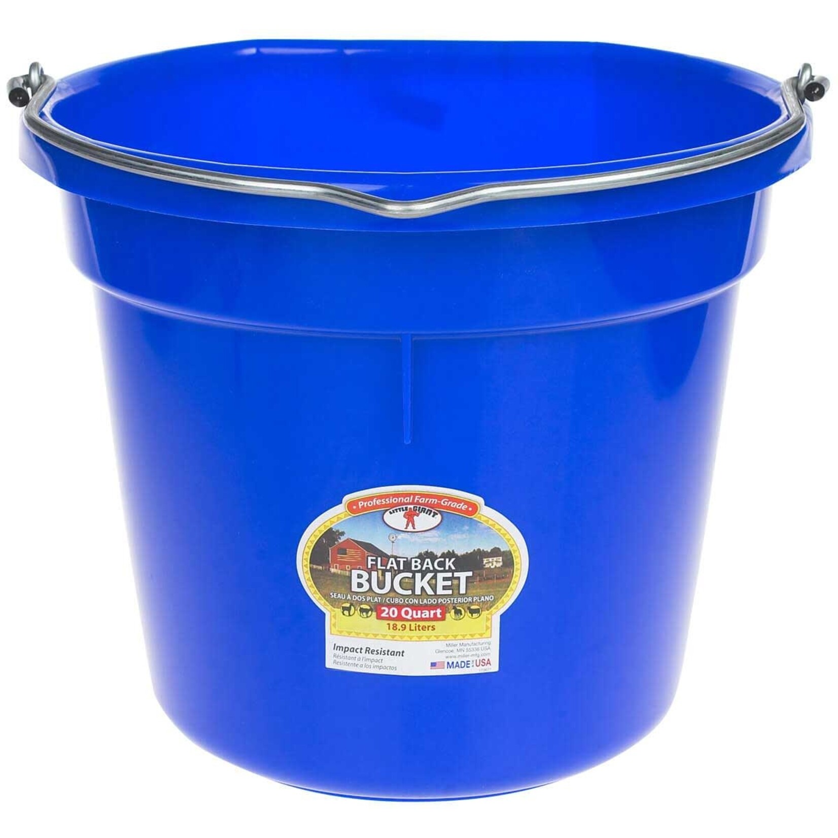 Flat Back Bucket