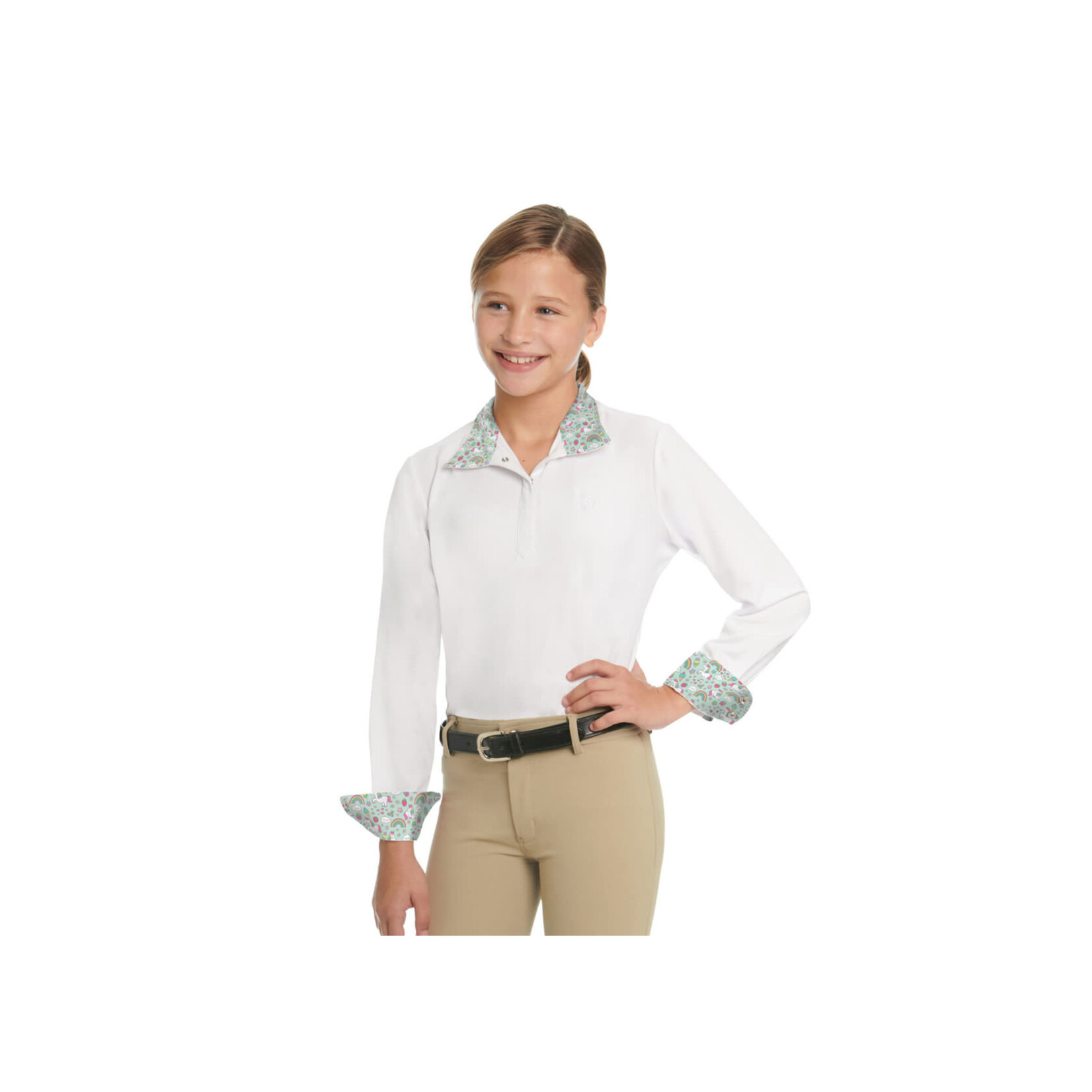 Ovation Ellie Quarter Snap Show Shirt Youth