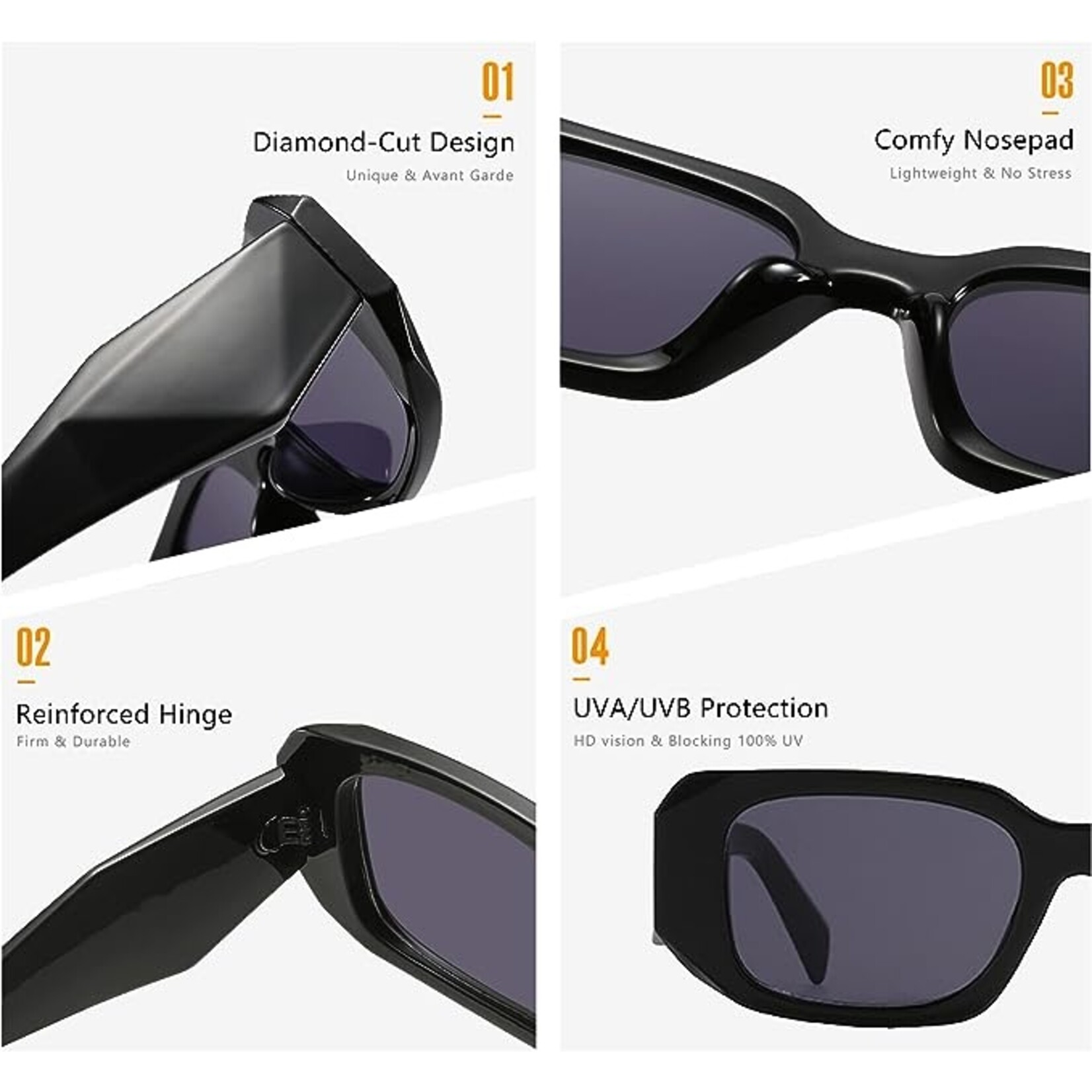 Anytime Tack Anytime Tack Luxury Designer Logo UV400 Sunglasses