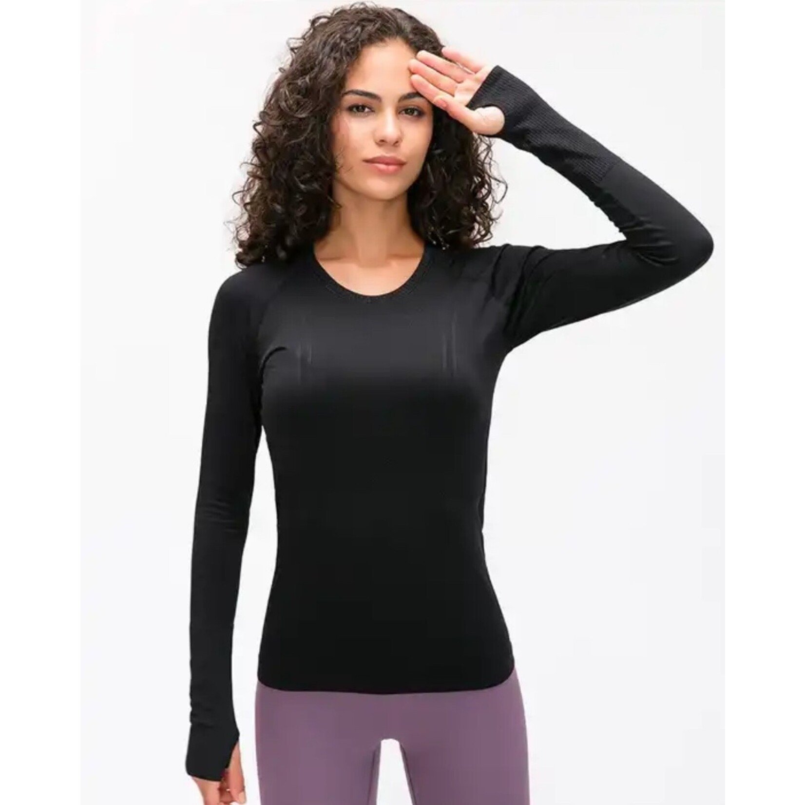 Anytime Tack Essential Seamless Long Sleeve Athletic Top