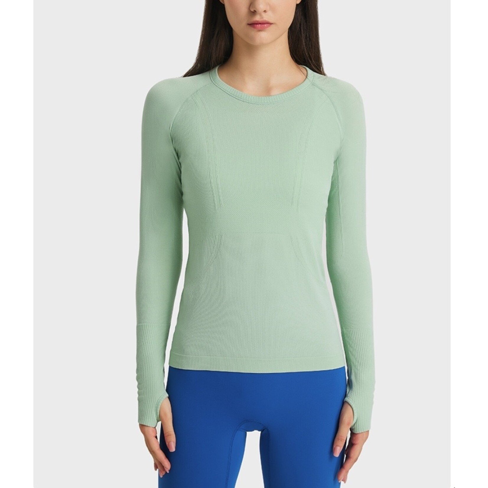 Anytime Tack Essential Seamless Long Sleeve Athletic Top
