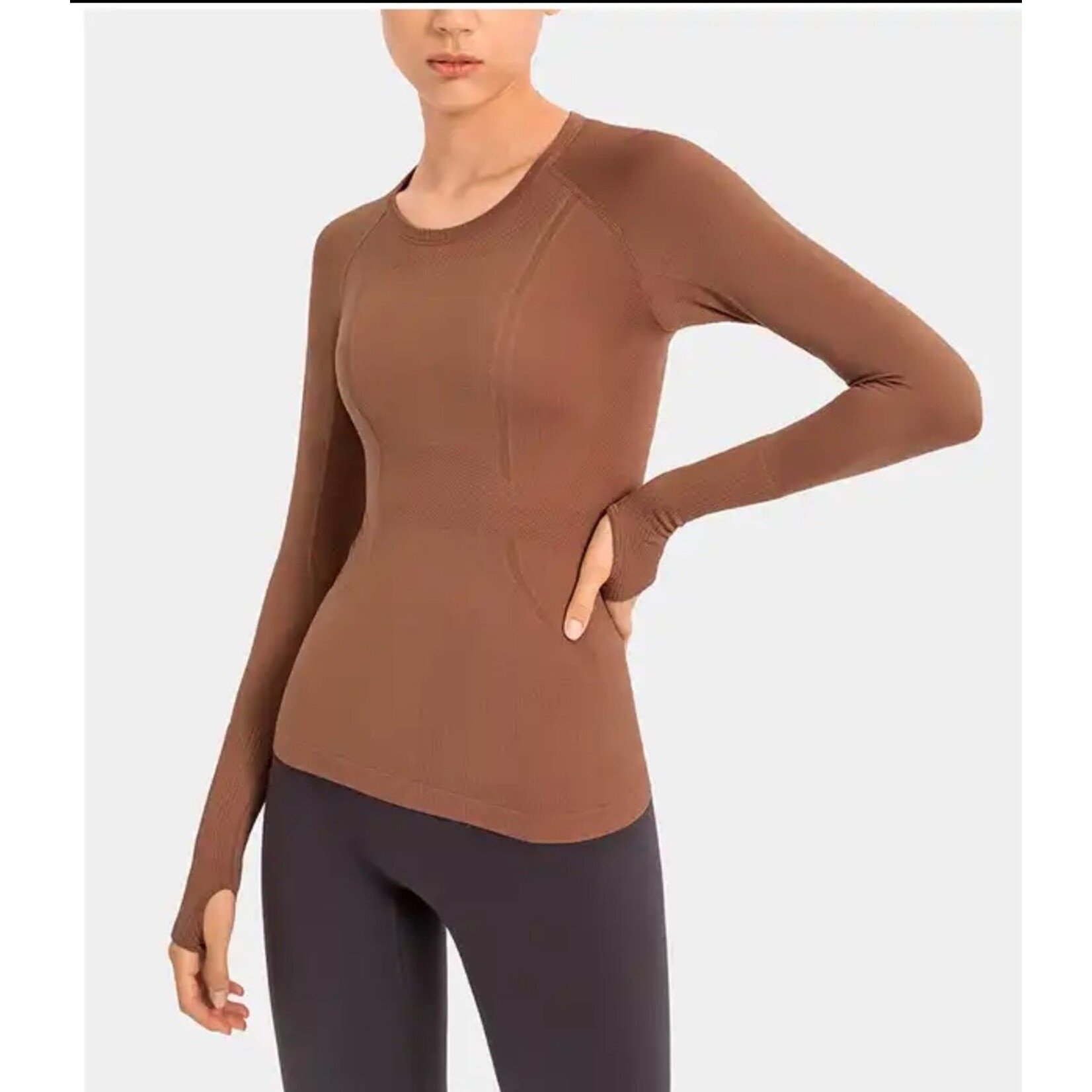 Anytime Tack Essential Seamless Long Sleeve Athletic Top