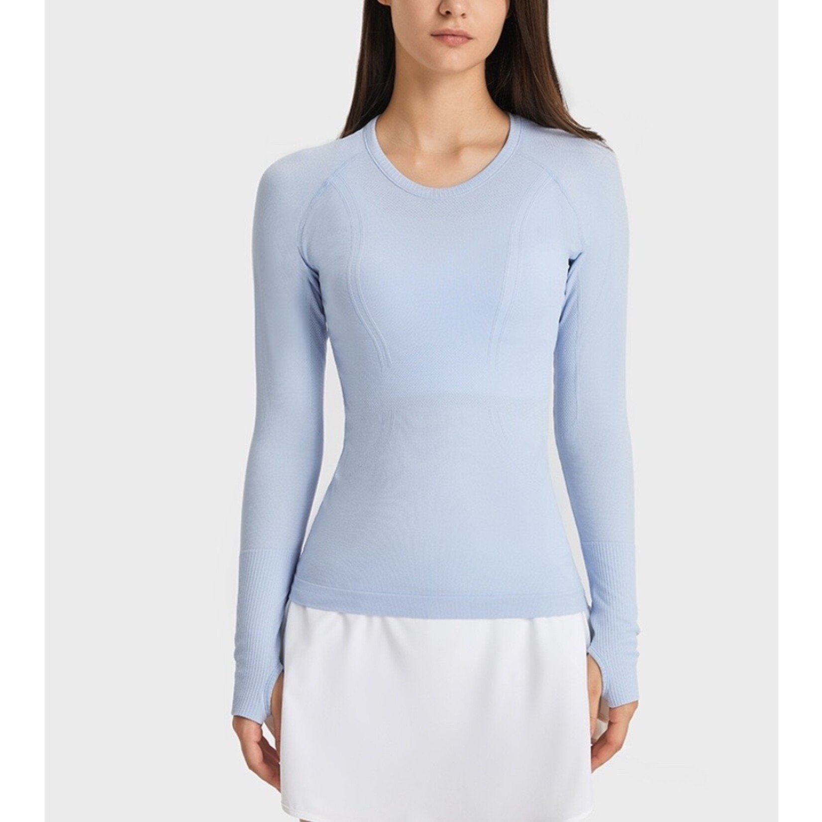Anytime Tack Essential Seamless Long Sleeve Athletic Top
