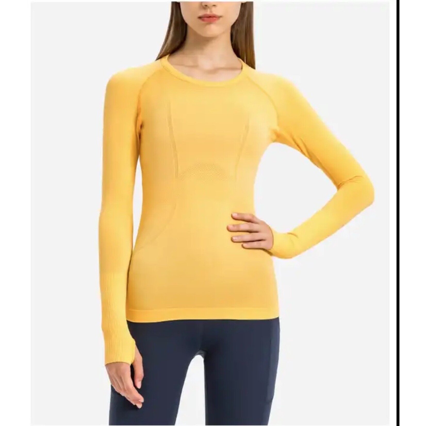 Anytime Tack Essential Seamless Long Sleeve Athletic Top