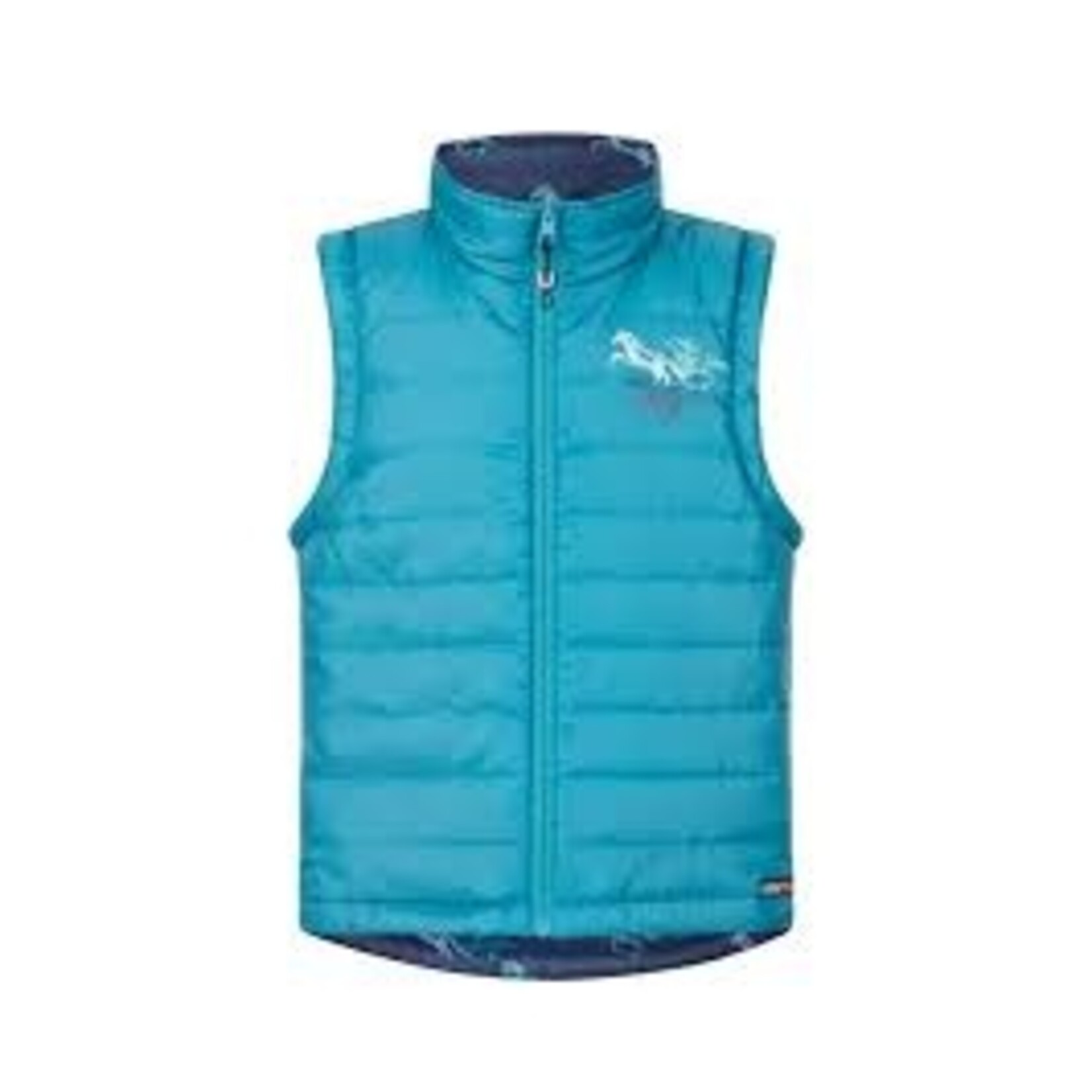 Kerrits Kids Pony Tracks Reversible Quilted Vest