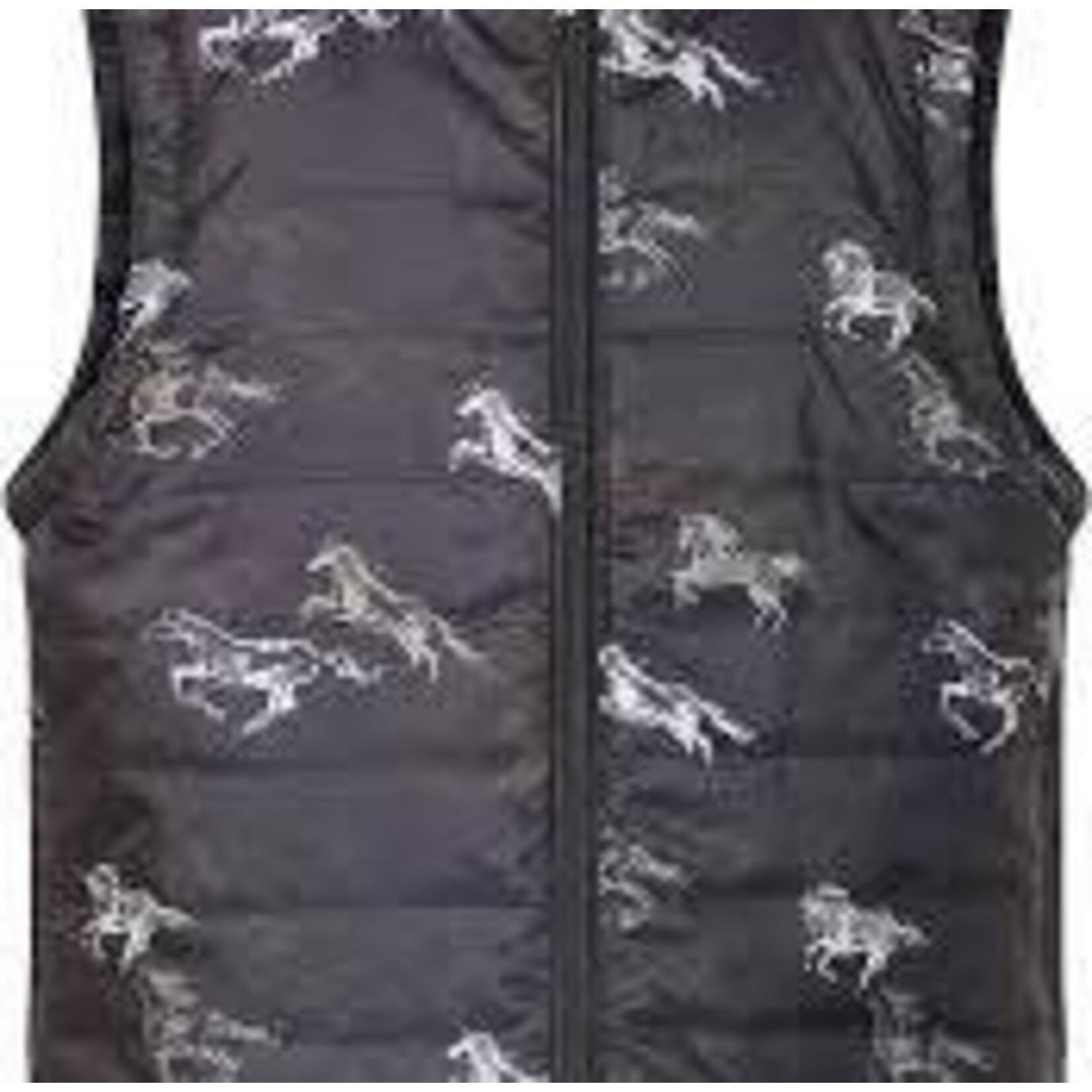 Kerrits Kids Pony Tracks Reversible Quilted Vest