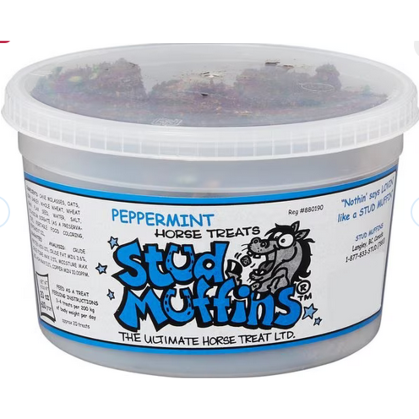 Stud Muffins Horse Treat Tub Peppermint