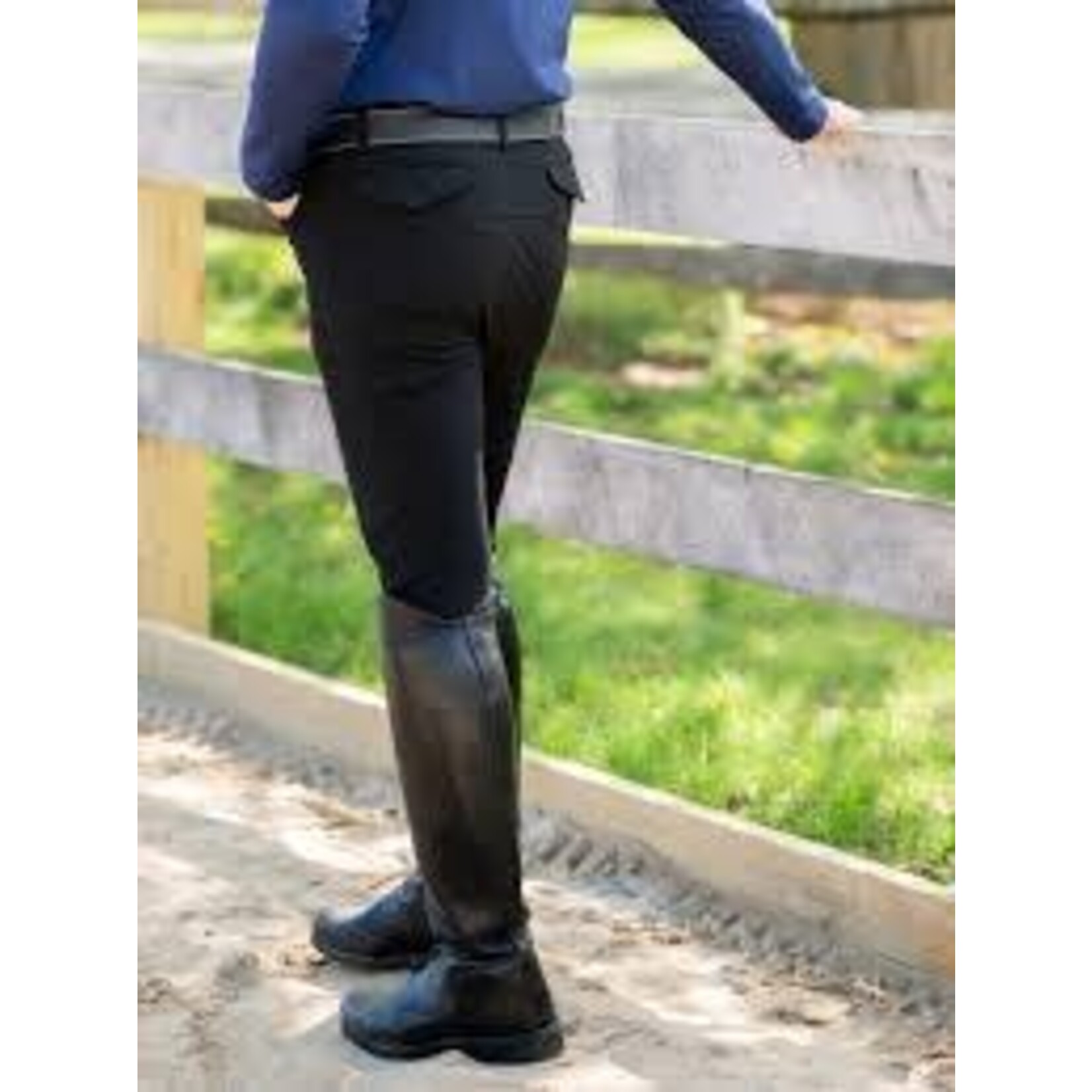 HKM Men's Riding Breech James Knee Patch