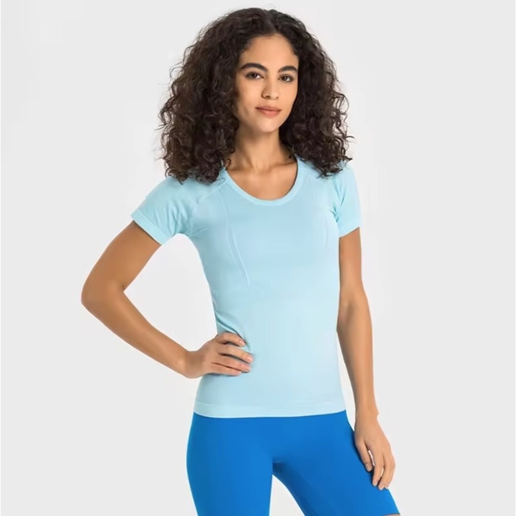 Anytime Tack Essential Seamless Short Sleeve Athletic Shirt