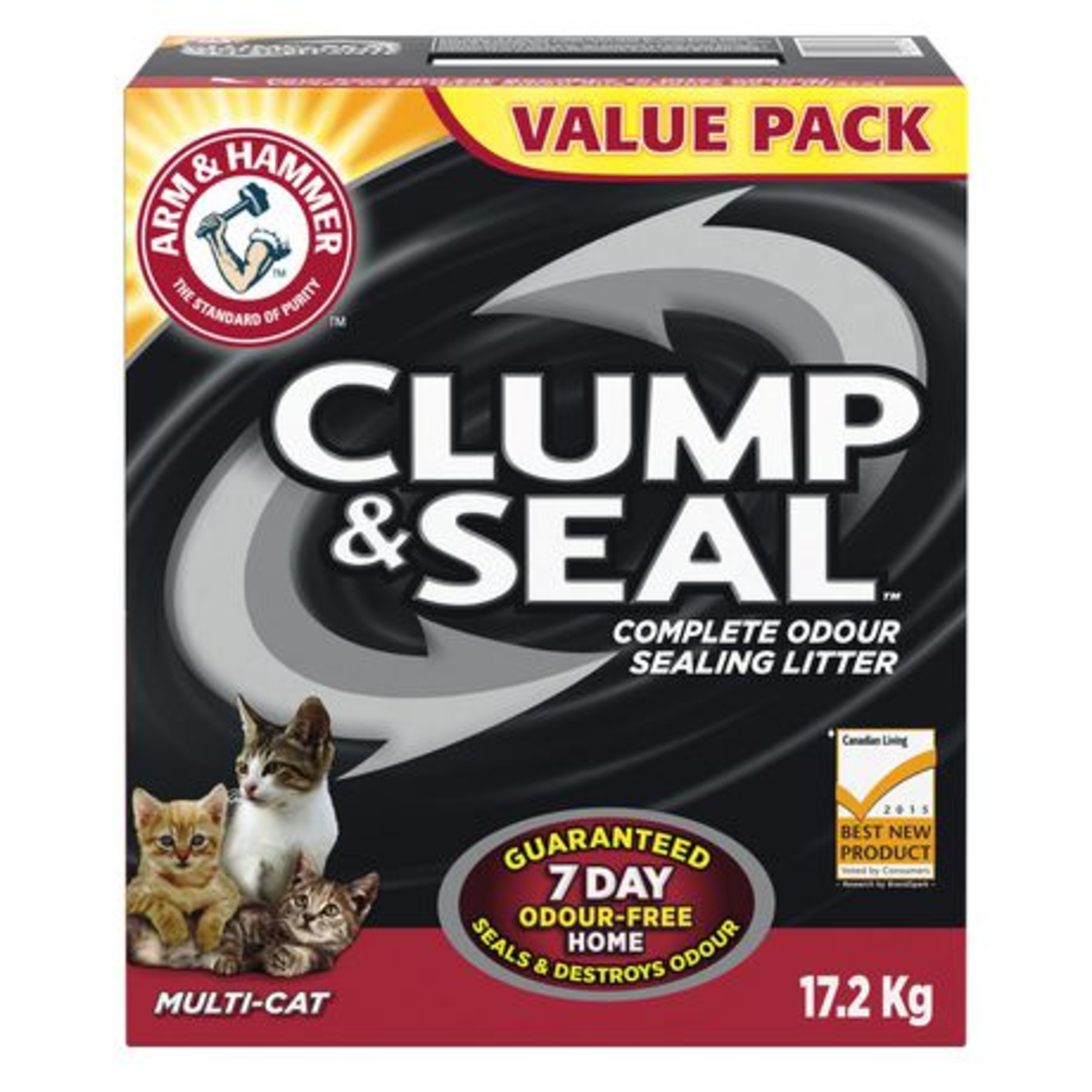 Arm & Hammer Clump & Seal Multi-Cat Clumping Cat Litter