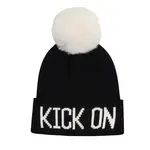 Hatphile Ladie's Beanie w/ Pom Kick On