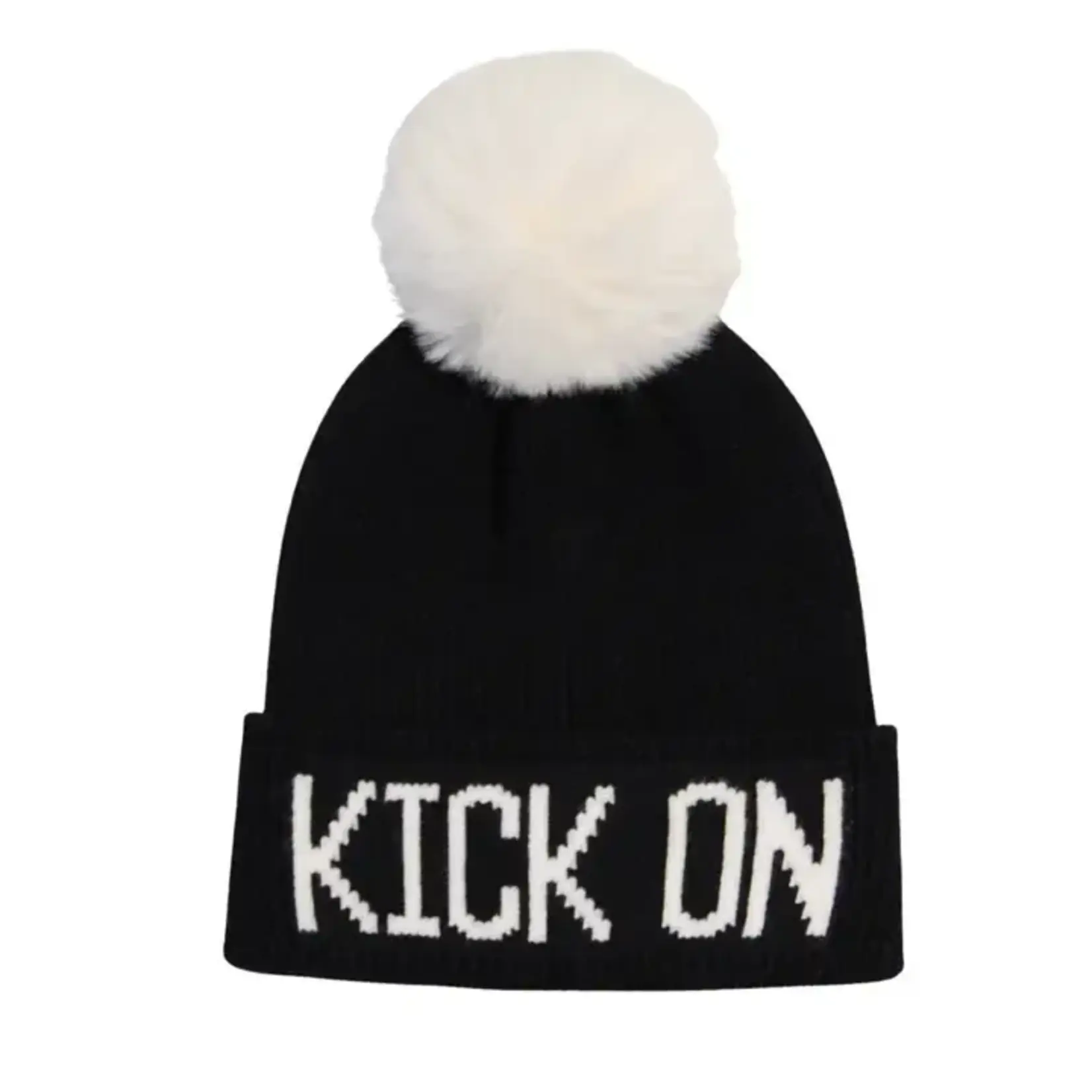 Hatphile Ladie's Beanie w/ Pom Kick On