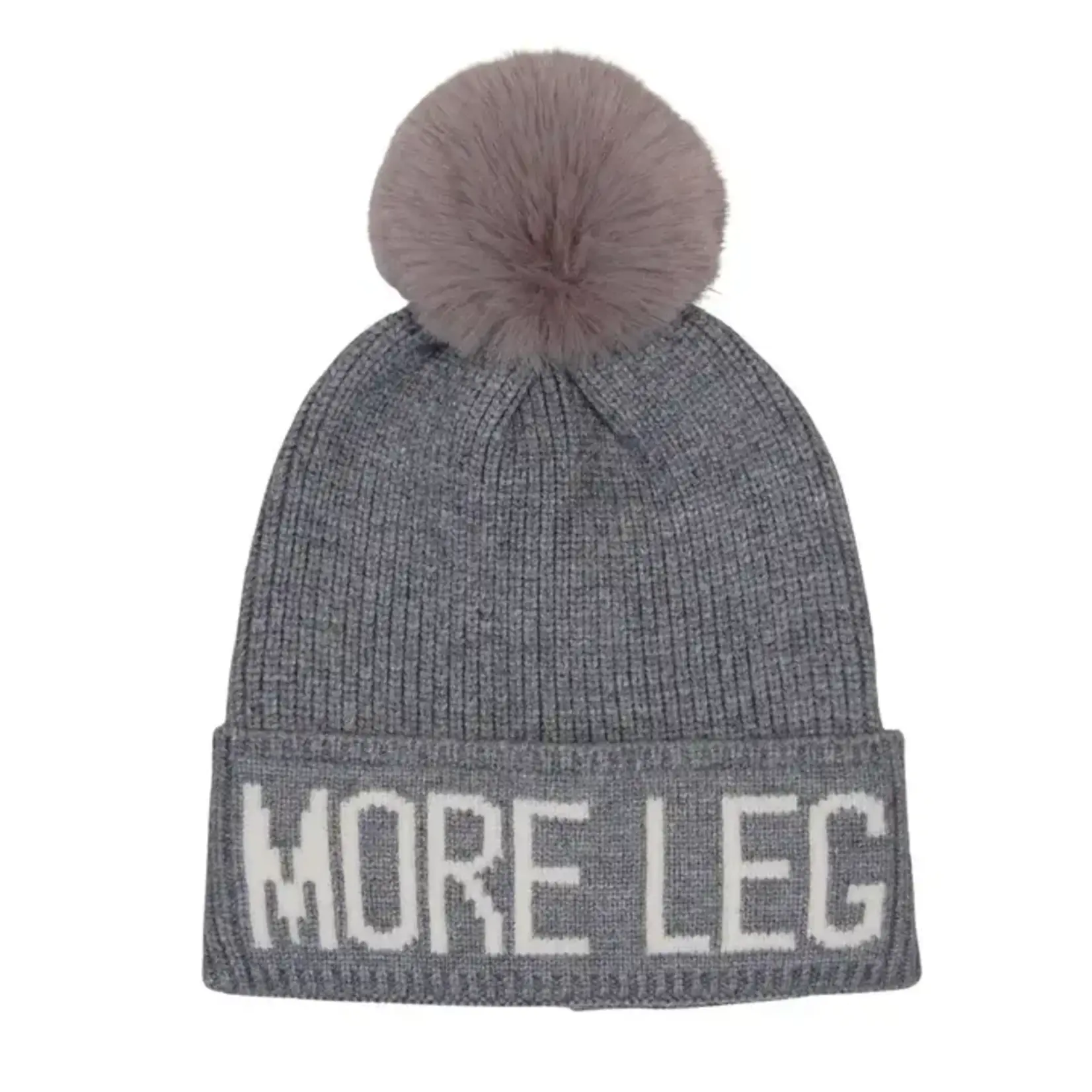 Hatphile Ladie's Beanie w/ Pom More Leg