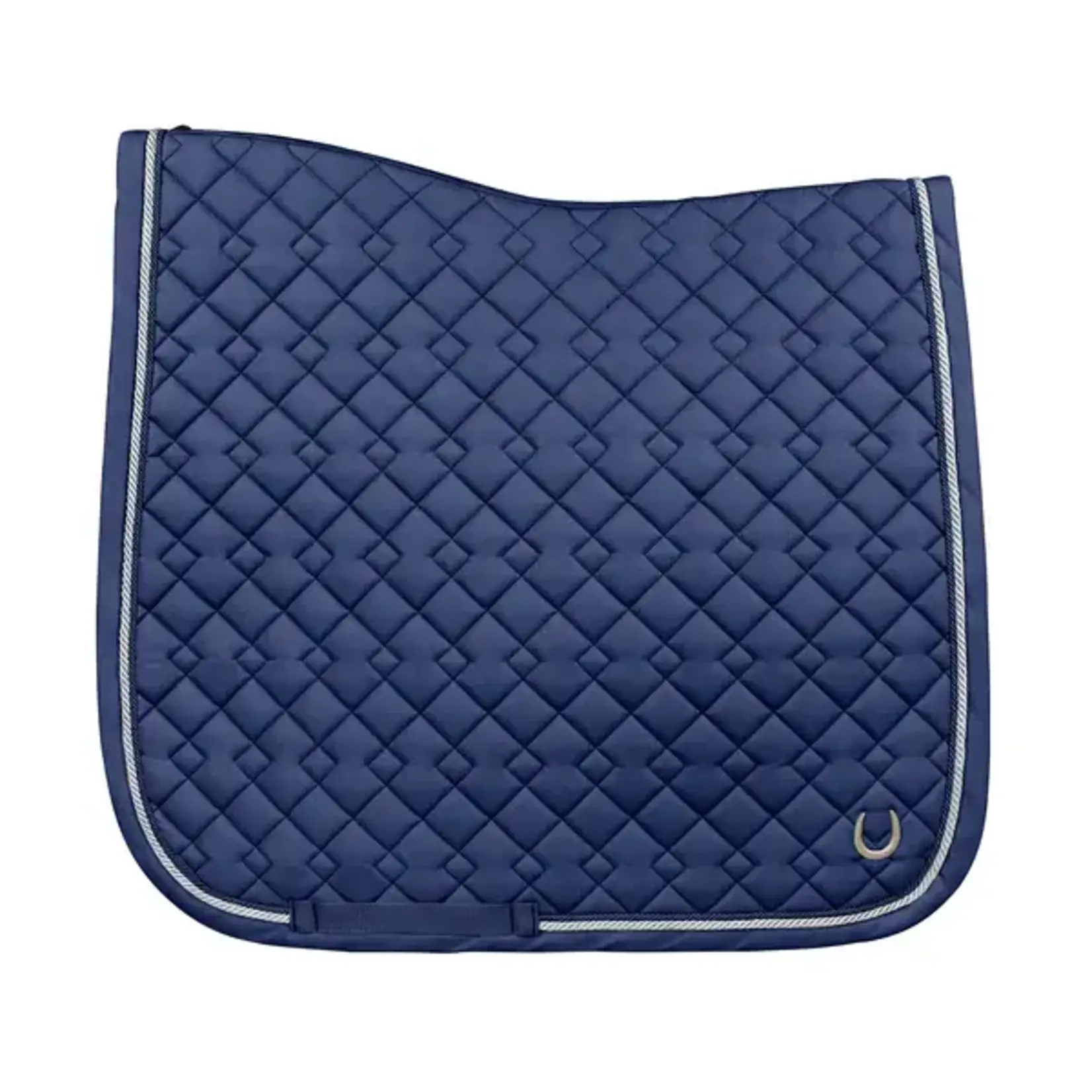 Ovation Lucky Quikdry Dressage Pad  Navy Full