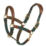 Ovation Luxor Cushion-Flex Halter Brown/Green