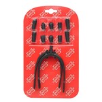 Ladie's Interchangeable 5PT Hot Spurs Black 1/2