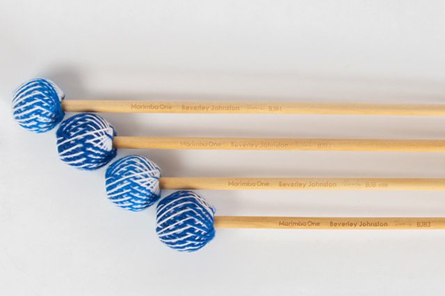 Marimba One DHB4 Double Helix Birch Marimba Mallets - Medium Soft