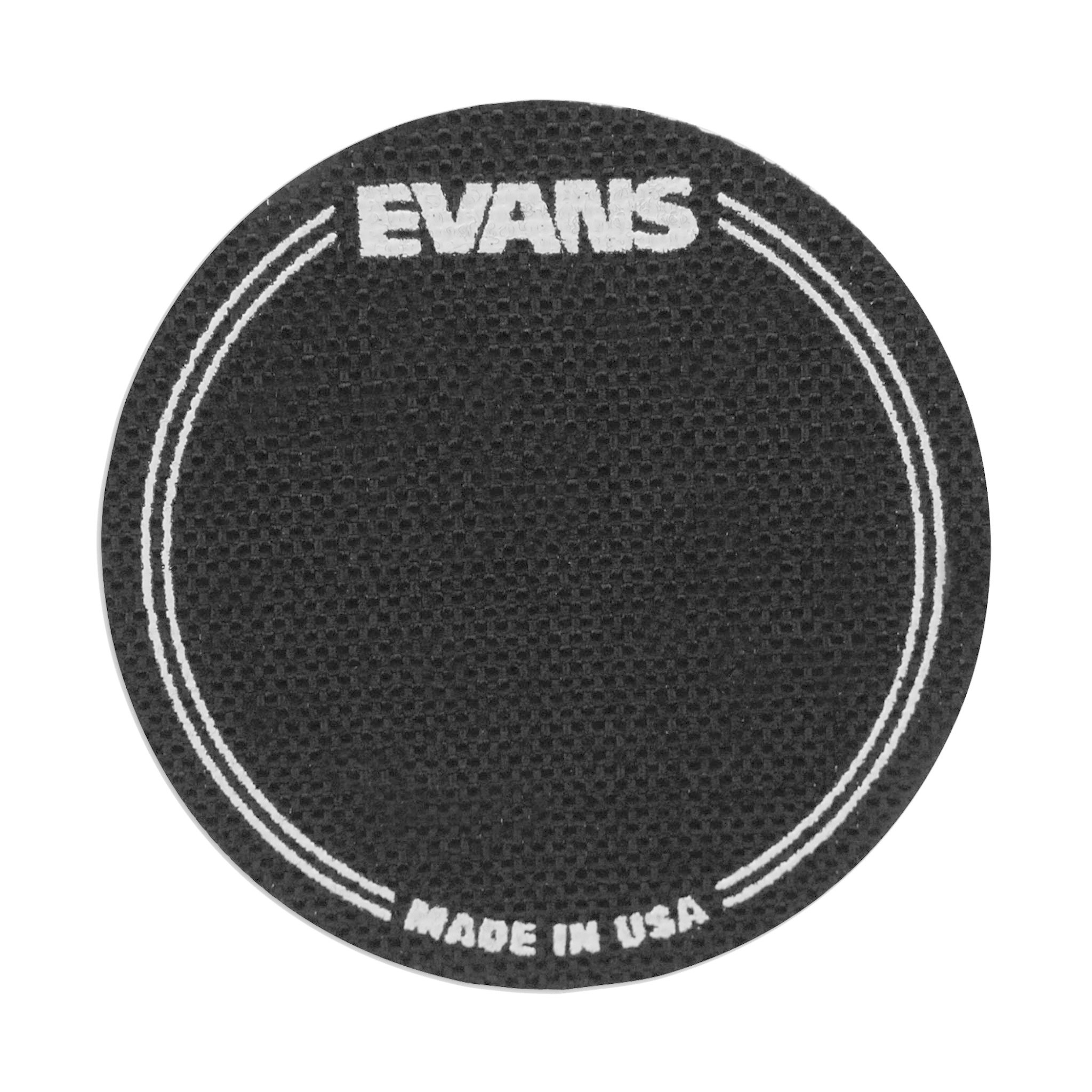 EVANS Nylon Bass Drum Head Patch black (x2) Timpanopercussion