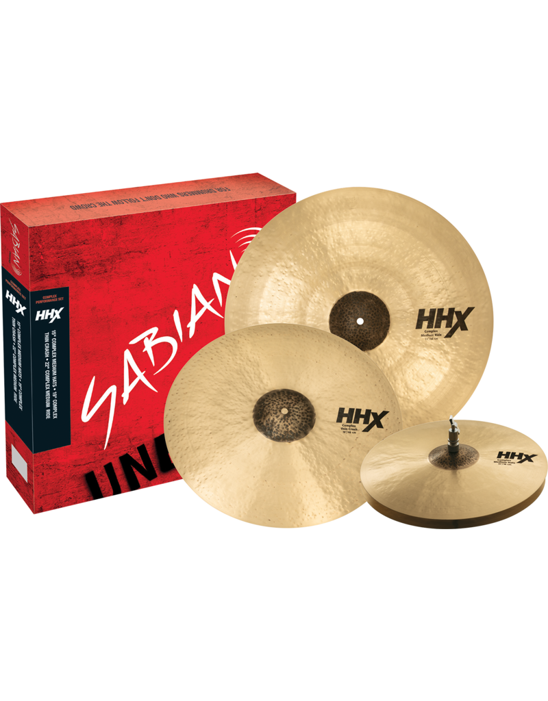 Sabian Sabian HHX Complex Performance Set (15in med hats; 19in med crash;  22in med ride)