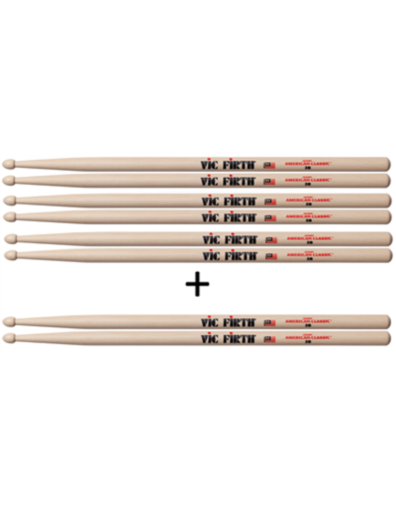 Vic Firth Vic Firth 2B Drumsticks - Buy 3 Get 1 Free