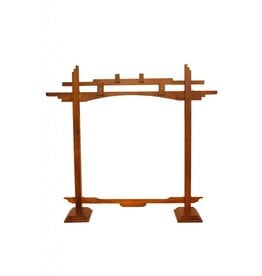 Mid-East Mid East Wooden Gong Stand 22in
