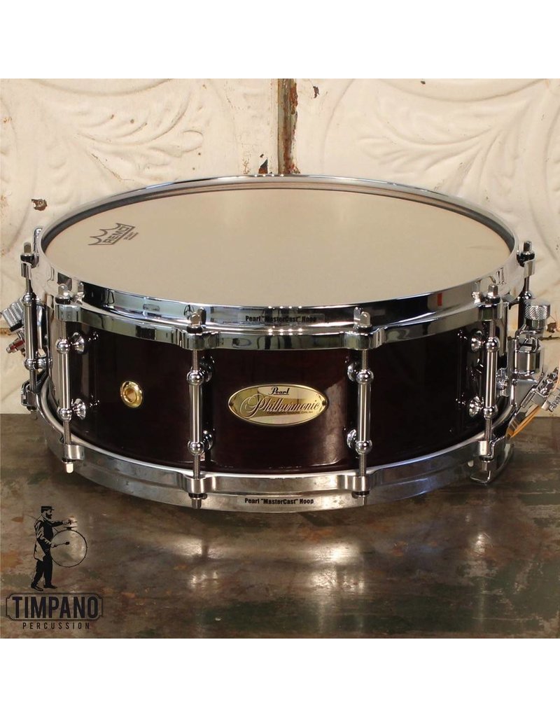 Pearl Pearl Philharmonic Concert Snare Drum in Maple High Gloss Walnut  14X5in