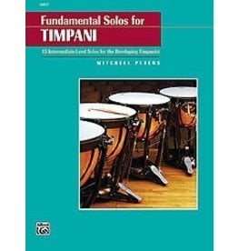 Alfred Music Fundamental Solos for Timpani, Mitchell Peters