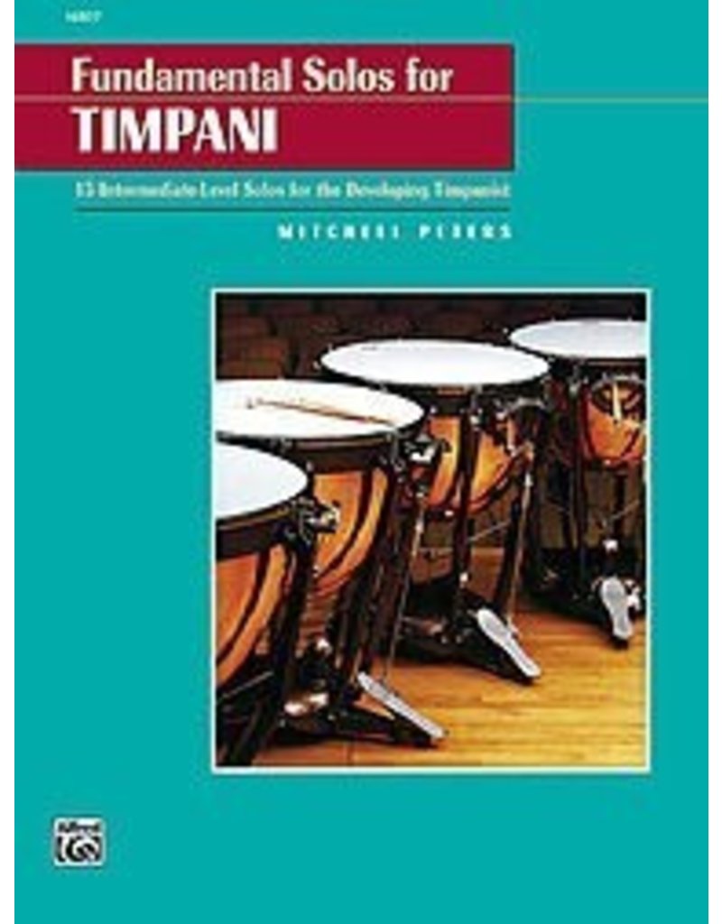 Alfred Music Fundamental Solos for Timpani, Mitchell Peters