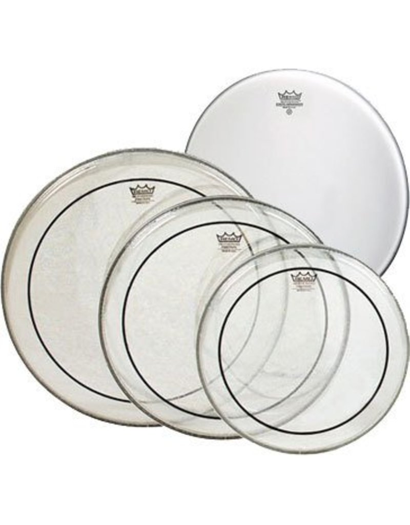 Remo Remo ProPack (12",13",16" Clear Pinstripe, Free 14" Coated Ambassador)