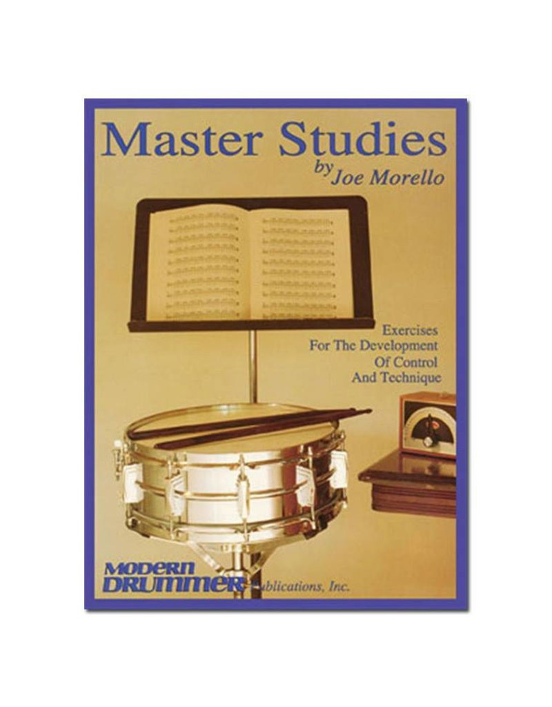 Hal Leonard Master Studies by Joe Morello Percussion