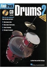 Hal Leonard FastTrack Drums Method - Book 2 by Blake Neely and Rich Mattingly Fast Track Music Instruction