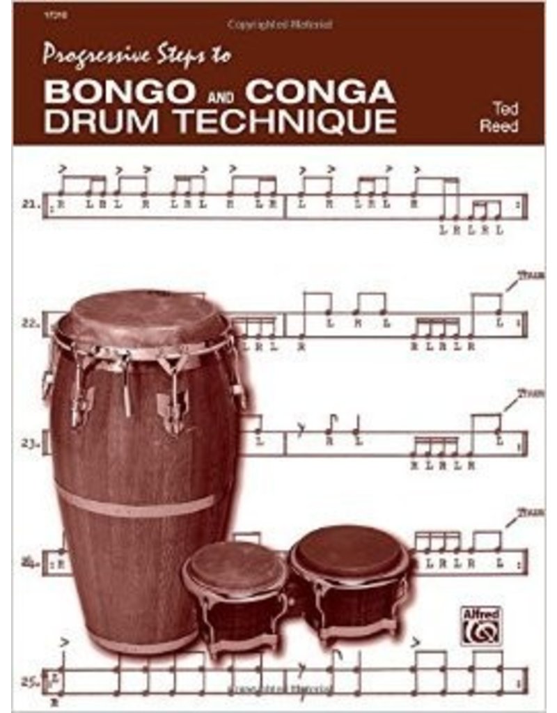 Alfred Music Progressive Steps to Bongo and Conga Drum Technique