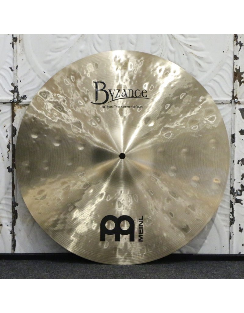 Meinl Byzance Traditional Extra Thin Hammered Crash Cymbal 18in ...