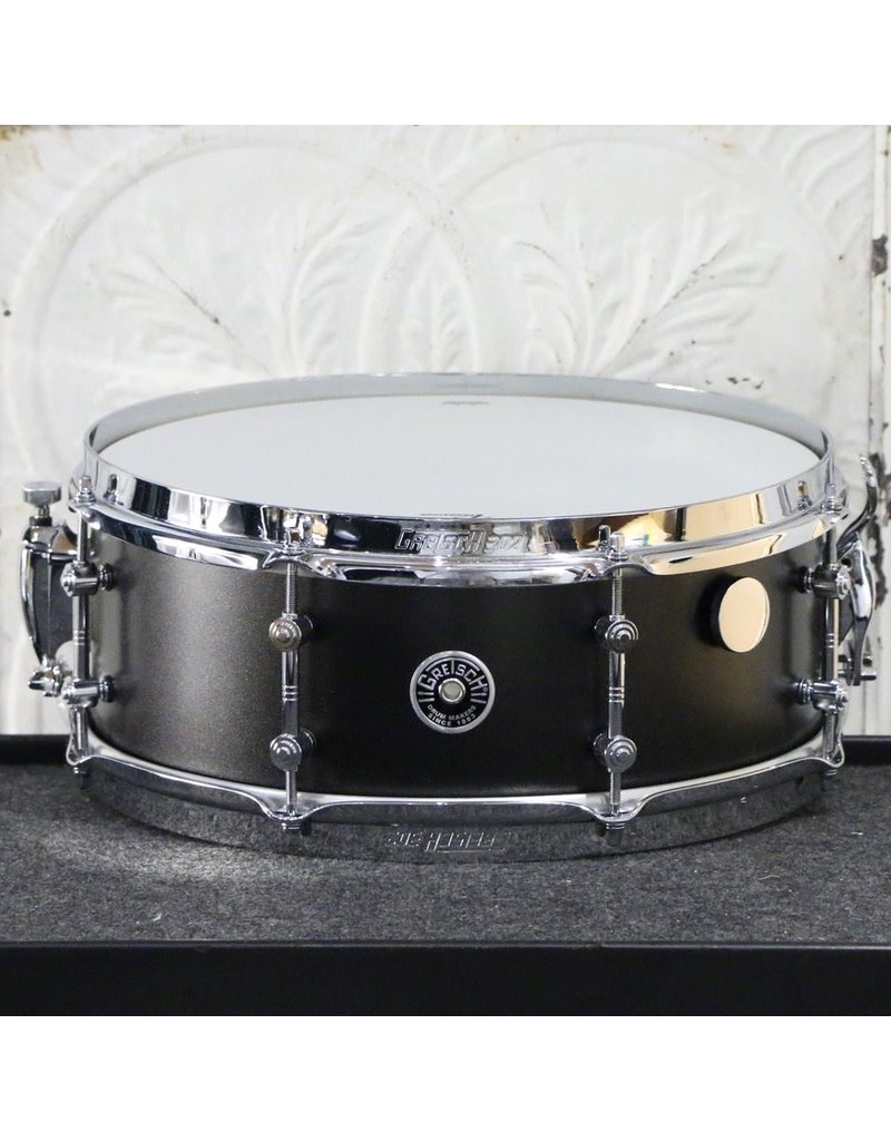 Gretsch Brooklyn Standard Snare Drum 14X5.5po - Satin Black Metallic -  Timpano-percussion