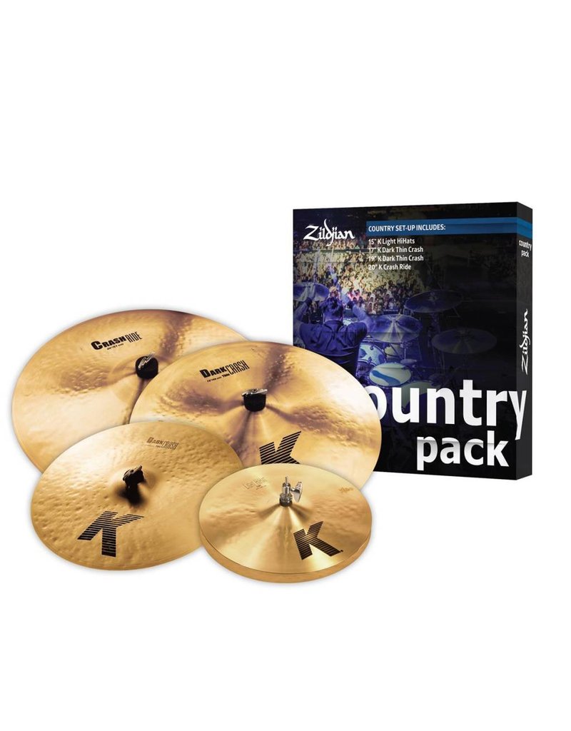 Zildjian Zildjian K Country Cymbals Pack 15-17-19-20in